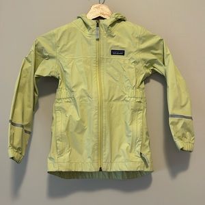 Patagonia Kids Raincoat in Light Green